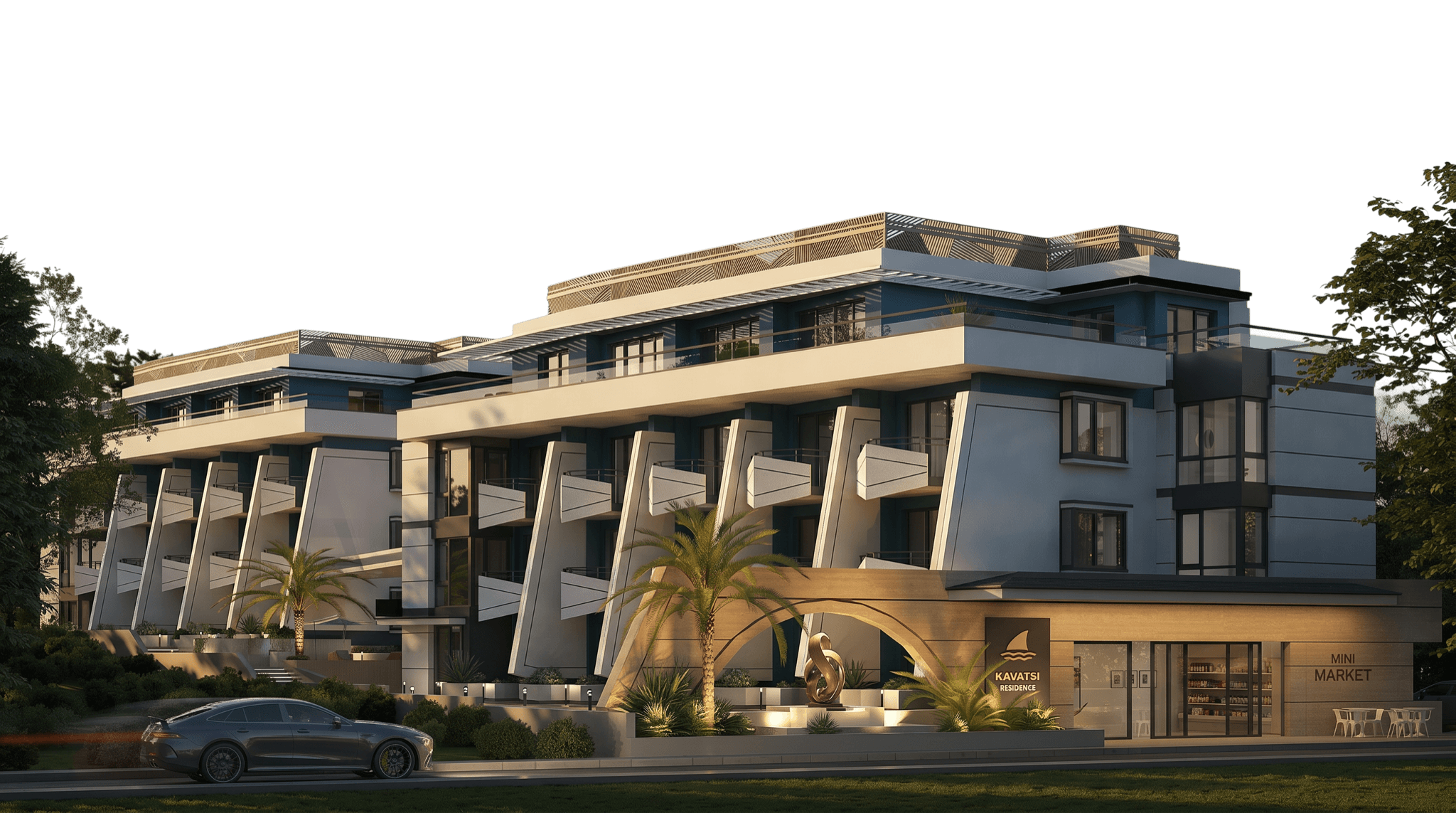 Сграда KAVATSI Residence на брега