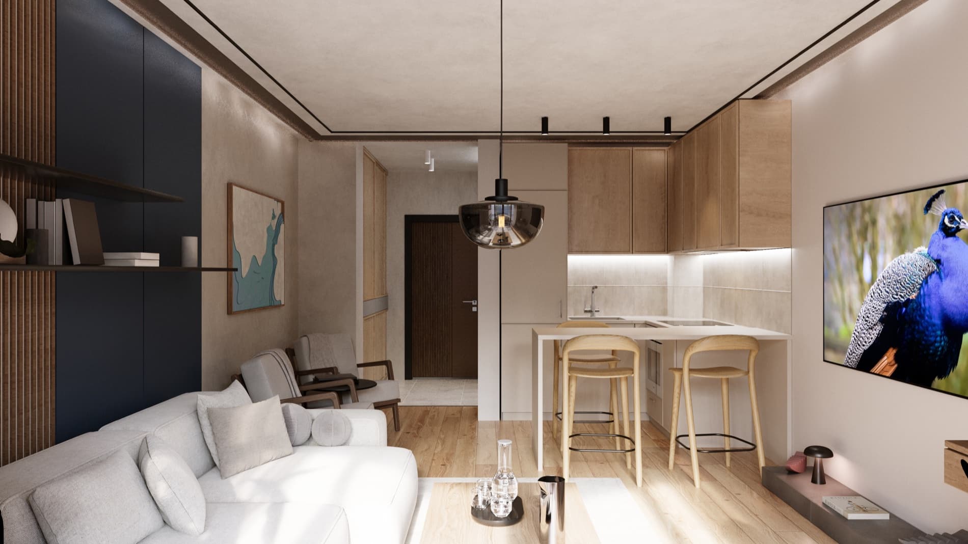 Apartment interior at KAVATSI Residence